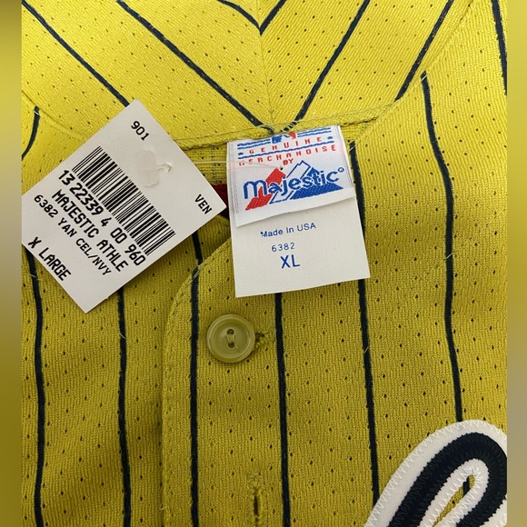 Vintage New York Yankees official mlb majestic baseball jersey made in USA - Picture 5 of 7